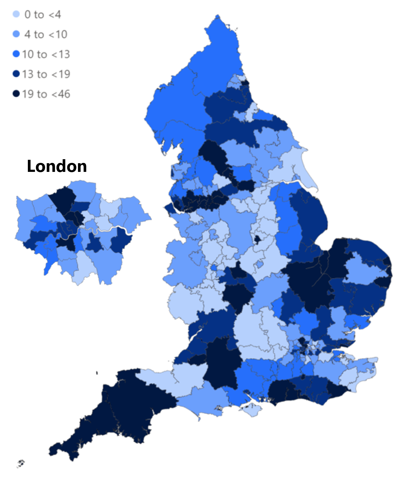 Prescription items dispensed by Clinical Commissioning Group, per 1,000 population