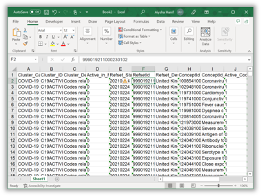 excel file example receiving file