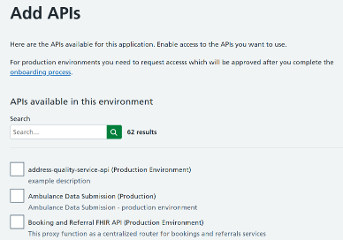 Section for adding new APIs