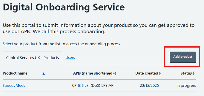 Add product