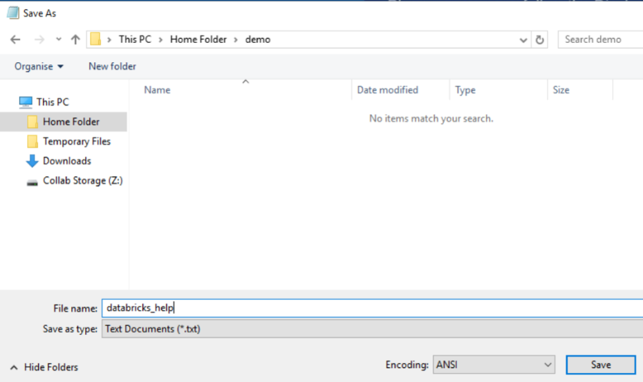 Desk top screen with home folder highlighted
